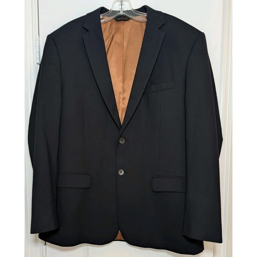 Jos A Bank Wool Blazer Men's 42 Reg Slim Fit Joseph Navy Blue